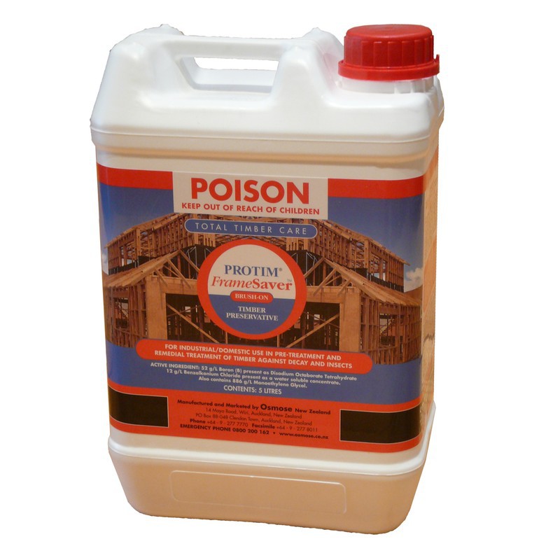 Framesaver Timber Preservative Red 5L Framesaver Timber Preservative Red 5L